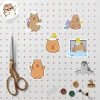 Sticker chống nước Capybara Cute Set 10/20/50 Dán bàn ghế, tivi, tủ lạnh, xe - Giá 30.000₫ 5