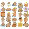 Sticker chống nước Capybara Cute Set 10/20/50 Dán bàn ghế, tivi, tủ lạnh, xe - Giá 30.000₫ 7