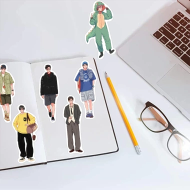 Sticker chống nước Chàng Trai The Boy phong cách Hàn Quốc - Set 10/20/50 dán mũ bảo hiểm CN374, giá 25.000₫ 7