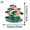 Sticker chống nước chậu cây decor xanh mát, dán mũ bảo hiểm CN914 - Set 10/20/50, 25.000đ 2