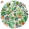 Sticker chống nước chậu cây decor xanh mát, dán mũ bảo hiểm CN914 - Set 10/20/50, 25.000đ 5