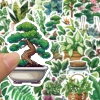Sticker chống nước chậu cây decor xanh mát, dán mũ bảo hiểm CN914 - Set 10/20/50, 25.000đ 9