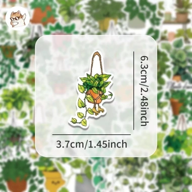 Sticker chống nước cho chậu cây kiểng lá chậu treo dây leo - bộ 5/10/20/50 dán bàn ghế tủ xe laptop đàn giá 40.000 VND 4 Sticker chống nước cho chậu cây kiểng lá chậu treo dây leo - bộ 5/10/20/50 dán bàn ghế tủ xe laptop đàn giá 40.000 VND 4