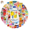 Sticker chống nước Đồ ăn bánh kẹo sữa snack dễ thương Set 10/20/50 giá 25.000₫ 4