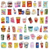 Sticker chống nước Đồ ăn bánh kẹo sữa snack dễ thương Set 10/20/50 giá 25.000₫ 5