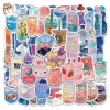 Sticker chống nước Đồ Uống Hộp Sữa Cute Art - Set 10/20/50, dán bàn ghế, tủ xe laptop CN47, giá ưu đãi 25.000 2