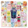 Sticker chống nước Đồ Uống Hộp Sữa Cute Art - Set 10/20/50, dán bàn ghế, tủ xe laptop CN47, giá ưu đãi 25.000 4