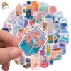 Sticker chống nước Đồ Uống Hộp Sữa Cute Art - Set 10/20/50, dán bàn ghế, tủ xe laptop CN47, giá ưu đãi 25.000 5