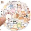 Sticker chống nước động vật 10/20/50 miếng – Thú gấu đáng yêu dán ghế tủ xe, 25.000 VND 4