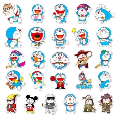 Sticker chống nước Doraemon 10/20/50 Dán bàn ghế, tủ, xe, laptop CN284 69.000₫