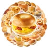 Sticker chống nước Fastfood Đồ ăn nhanh, bánh ngọt, dán bàn ghế, tủ laptop - Set 5/10/20/50 CN466 25k 8