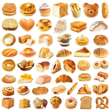 Sticker chống nước Fastfood Đồ ăn nhanh, bánh ngọt, dán bàn ghế, tủ laptop - Set 5/10/20/50 CN466 25k 9 Sticker chống nước Fastfood Đồ ăn nhanh, bánh ngọt, dán bàn ghế, tủ laptop - Set 5/10/20/50 CN466 25k 9
