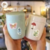 Sticker chống nước Gothic Retro thực vật côn trùng - Set 5/10/20/50, dán bàn ghế, tủ, xe, laptop - 40.000đ 5