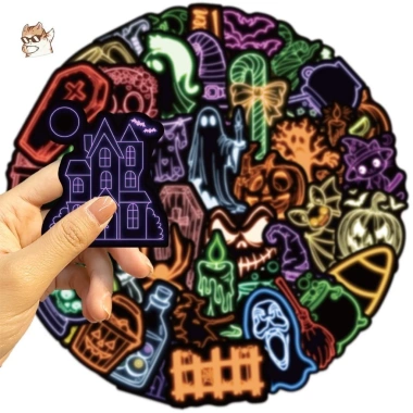 Sticker chống nước Halloween Ma Quái Phù Thuỷ Zombie - Set 10/20/50 dán bàn ghế, tủ, xe, laptop, đàn giá ưu đãi 69.000₫ 2 Sticker chống nước Halloween Ma Quái Phù Thuỷ Zombie - Set 10/20/50 dán bàn ghế, tủ, xe, laptop, đàn giá ưu đãi 69.000₫ 2
