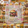 Sticker chống nước Hamburger Hotdog Fastfood - Set 10/20/50, Dán Bàn Ghế Xe Laptop - 25k 3