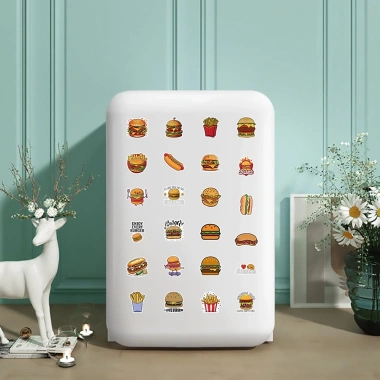 Sticker chống nước Hamburger Hotdog Fastfood - Set 10/20/50, Dán Bàn Ghế Xe Laptop - 25k 8 Sticker chống nước Hamburger Hotdog Fastfood - Set 10/20/50, Dán Bàn Ghế Xe Laptop - 25k 8
