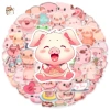 Sticker chống nước HEO HỒNG ỦN ỈN DỈ THƯƠNG - Set 10/20/50, dán bàn ghế tủ xe laptop, giá 24.900₫ 4