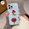 Sticker chống nước HOA HỒNG ĐỎ THẮM – Set 5/10/20/50 cái, dán bàn ghế, tủ, xe, laptop, đàn – Giá chỉ 40.000 VND 6
