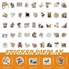 Sticker chống nước hoài niệm cổ điển màu nâu thần thọ retro Set 20/50/100 cái CN906 dán bàn ghế, tủ, xe, laptop 25.000₫ 5