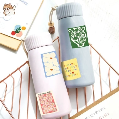 Sticker chống nước INS BOHO đa màu sắc - Set 10/20/50 dán bàn ghế, tủ, xe, laptop, quote cute, giá 25.000 VND