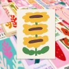 Sticker chống nước INS BOHO đa màu sắc - Set 10/20/50 dán bàn ghế, tủ, xe, laptop, quote cute, giá 25.000 VND 6