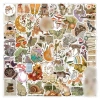 Sticker chống nước Khu Rừng Cổ Hoài Niệm Set 10/20/50 Dễ Thương Dán Mũ A45 25k