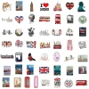 Sticker chống nước London Cổ Kiếng hiện đại - Set 10/20/50, dán bàn ghế, tủ, xe, laptop CN925 - Giá chỉ 25.000đ 4