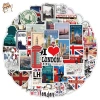 Sticker chống nước London Cổ Kiếng hiện đại - Set 10/20/50, dán bàn ghế, tủ, xe, laptop CN925 - Giá chỉ 25.000đ 5
