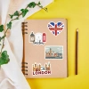 Sticker chống nước London Cổ Kiếng hiện đại - Set 10/20/50, dán bàn ghế, tủ, xe, laptop CN925 - Giá chỉ 25.000đ 6
