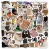 Sticker Chống Nước Mèo Meme NGẠC NHIÊN Dán Mũ Bảo Hiểm M1 Set 10-20-50 Giá 24.900₫