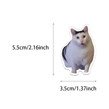Sticker Chống Nước Mèo Meme NGẠC NHIÊN Dán Mũ Bảo Hiểm M1 Set 10-20-50 Giá 24.900₫ 9