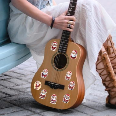 Sticker chống nước Ông già Noel Christmas 5/10/20/50 dán mũ, laptop, đàn 17.700₫ 4