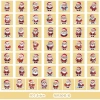 Sticker chống nước Ông già Noel Christmas 5/10/20/50 dán mũ, laptop, đàn 17.700₫ 9