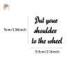 Sticker chống nước quote tiếng Anh dán mũ bảo hiểm A344 5/10/20/50 cái 25.000đ 5