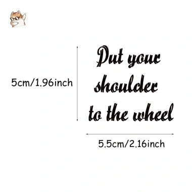 Sticker chống nước quote tiếng Anh dán mũ bảo hiểm A344 5/10/20/50 cái 25.000đ