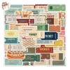 Sticker chống nước Retro Vintage G1 Set 10/20/50 dán mũ bảo hiểm vali laptop vé phim 25.000₫