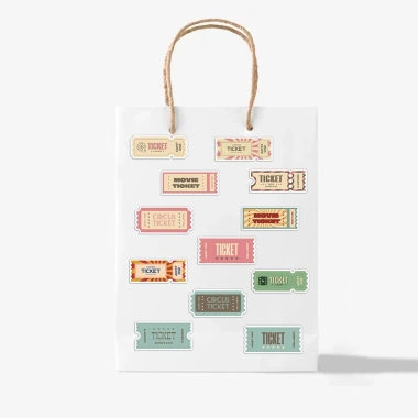 Sticker chống nước Retro Vintage G1 Set 10/20/50 dán mũ bảo hiểm vali laptop vé phim 25.000₫ 6