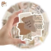 Sticker chống nước set 10/20/50 miếng quote tiếng Anh, thông điệp tình yêu, động lực, dán mũ bảo hiểm A90 - 25.000 VND 5
