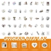 Sticker chống nước Set 20/50/100 cái Dán bàn ghế, tủ, xe, laptop CN712 25.000₫ 8