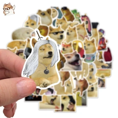 Sticker chống nước Shiba Cheems cute - Set 10/20/50 dán bàn ghế laptop, giá 25.000₫ 2