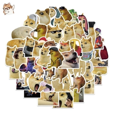 Sticker chống nước Shiba Cheems cute - Set 10/20/50 dán bàn ghế laptop, giá 25.000₫ 3