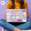 Sticker chống nước Soft Quotes Set 10/20/50 cho bàn ghế tủ lạnh xe laptop - Lời nhắn dịu dàng CN22 - 40.000đ 2