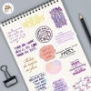 Sticker chống nước Soft Quotes Set 10/20/50 cho bàn ghế tủ lạnh xe laptop - Lời nhắn dịu dàng CN22 - 40.000đ 3