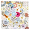 Sticker chống nước thiên nhiên cánh đồng hoa cúc, set 10/20/50 - Vintage dán bàn ghế, tủ, xe, laptop CN272 25.000 VND