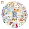 Sticker chống nước thiên nhiên cánh đồng hoa cúc, set 10/20/50 - Vintage dán bàn ghế, tủ, xe, laptop CN272 25.000 VND 4