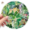 Sticker chống nước trong suốt lá cây kiểng xanh mướt - Set 10/20/50 dán bàn ghế tủ xe ly bình - Giá 30.000đ 6