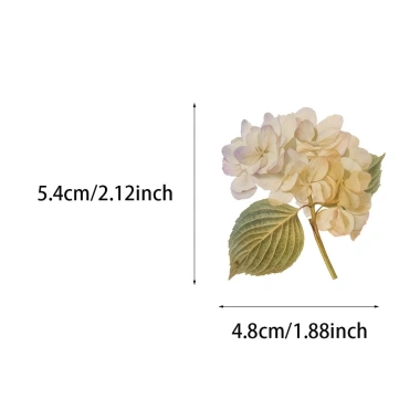 Sticker chống nước trong suốt LÁ XANH Set 5/10/20/50 dán bàn ghế, tủ, xe, laptop 25k
