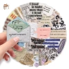 Sticker chống nước trong suốt Set 10/20/50 - Ký ức Retro dán bàn ghế, tủ, xe - 30.000₫ 6