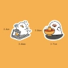 Sticker chống nước Vịt Trắng Siêu Lão Duck Vui Vẻ Set 5/20/40/90 dán bàn ghế tủ xe laptop CN319 25.000₫ 7