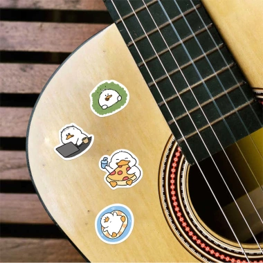 Sticker chống nước Vịt Trắng Siêu Lão Duck Vui Vẻ Set 5/20/40/90 dán bàn ghế tủ xe laptop CN319 25.000₫ 8